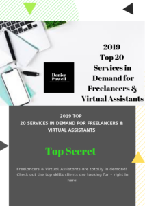 Top 20 Services in demand for 2019 - thus far