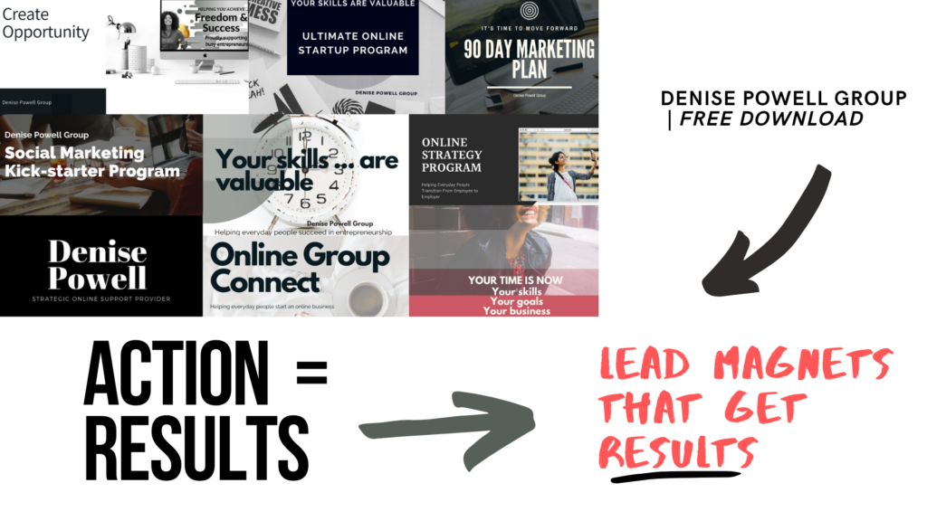 how to create a lead magnet denise powell group